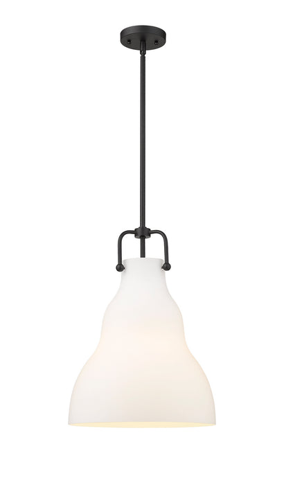 Innovations 494-1S-BK-G591-14 One Light Pendant, Matte Black