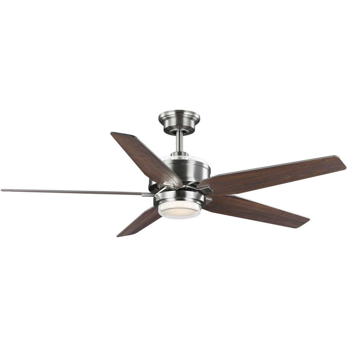 Progress Lighting P250061-009-30 54" Ceiling Fan, Brushed Nickel