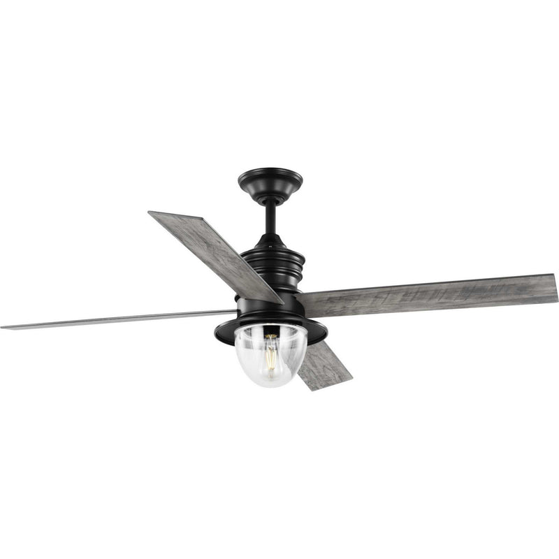 Progress Lighting P250075-31M-WB 56" Ceiling Fan, Matte Black
