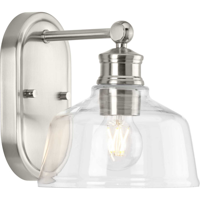 Progress Lighting P300395-009 One Light Bath, Brushed Nickel
