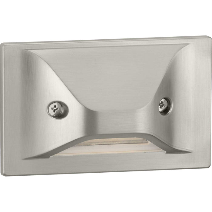 Progress Lighting P660005-009-30 LED Step Light, Brushed Nickel