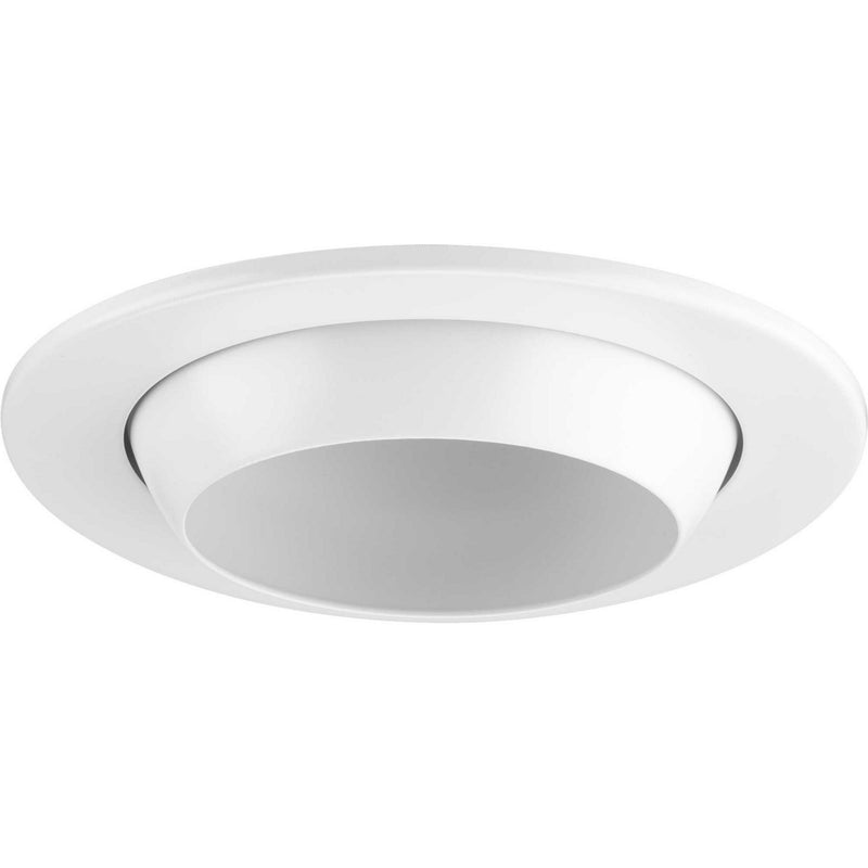 Progress Lighting P804003-028 One Light Eyeball Trim, Satin White