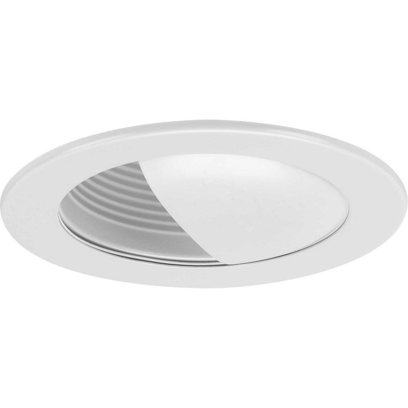 Progress Lighting P804004-028 One Light Wall Wash Trim, Satin White