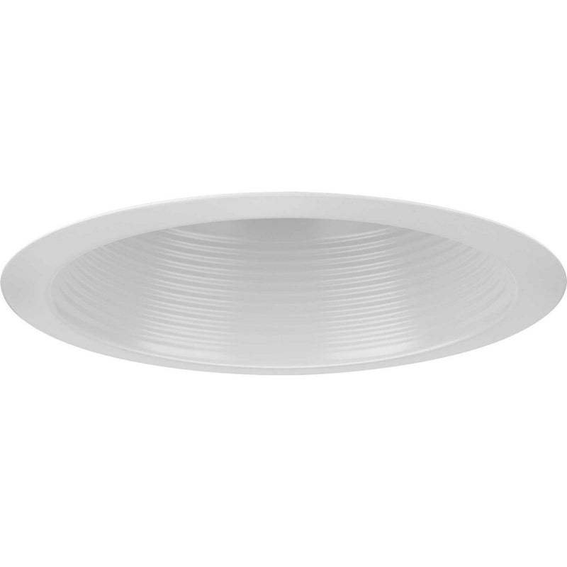 Progress Lighting P806000-028 One Light Baffle Trim, Satin White