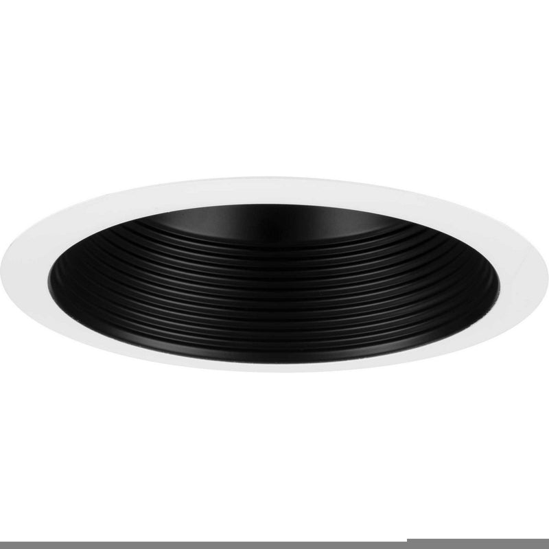 Progress Lighting P806006-031 One Light Baffle Trim, Black