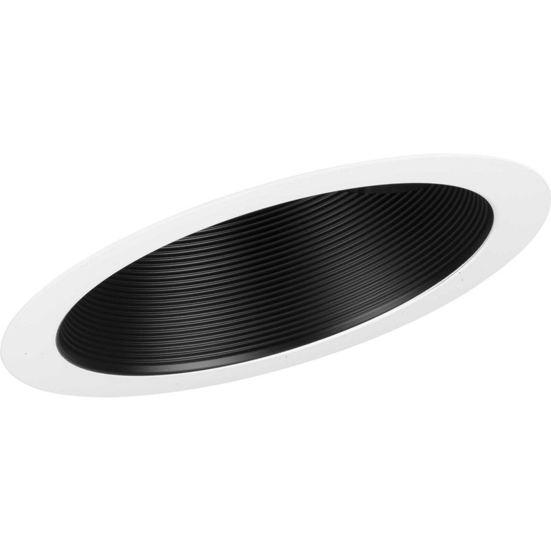 Progress Lighting P806008-031 One Light Baffle Trim, Black