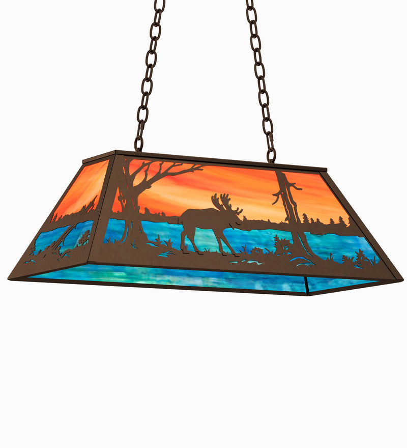 Meyda Tiffany 234158 Six Light Pendant, Timeless Bronze