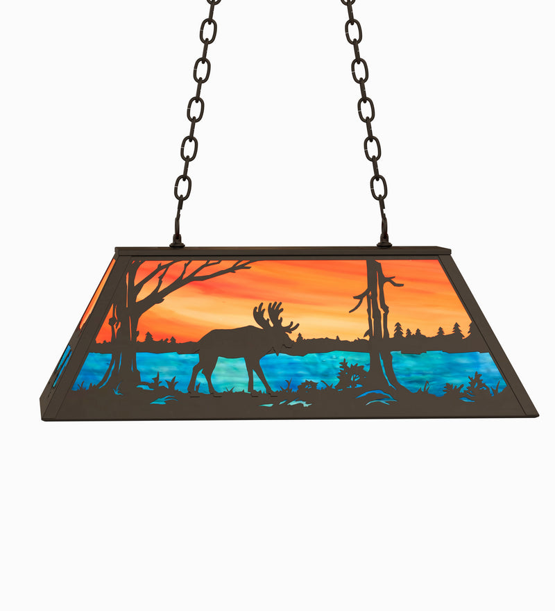 Meyda Tiffany 234162 Six Light Pendant, Oil Rubbed Bronze