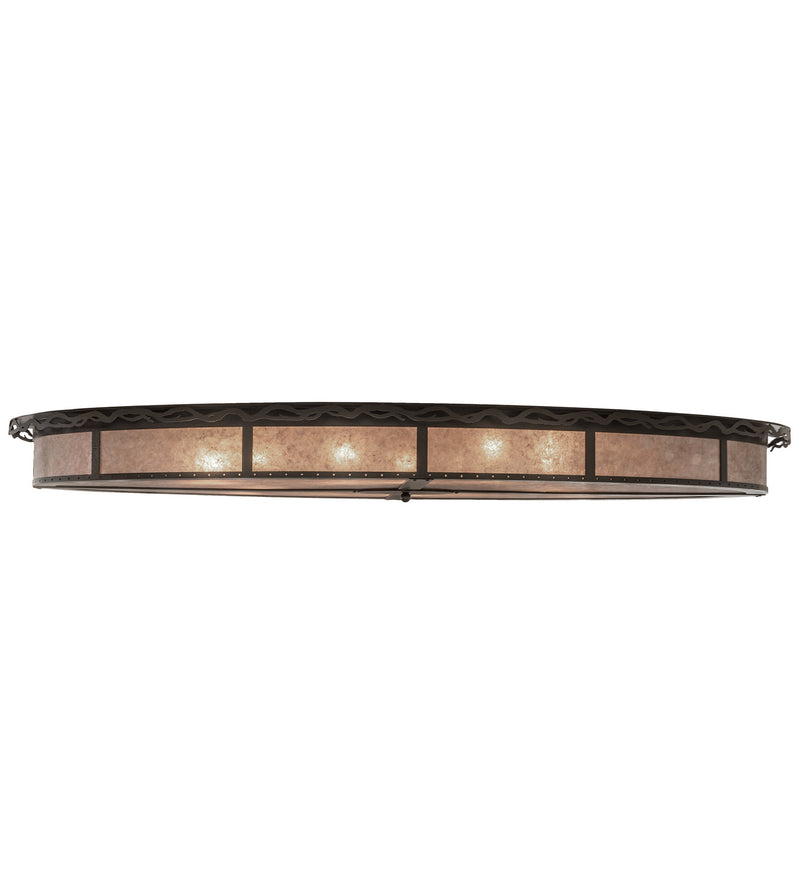 Meyda Tiffany 247965 LED Flushmount, Timeless Bronze Vein
