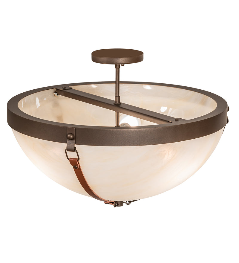 Meyda Tiffany 248547 LED Semi-Flushmount, Tyler Bronze