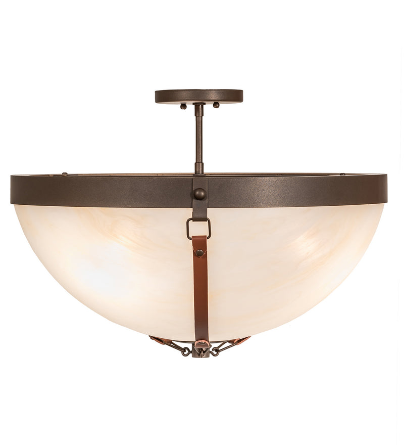 Meyda Tiffany 248547 LED Semi-Flushmount, Tyler Bronze
