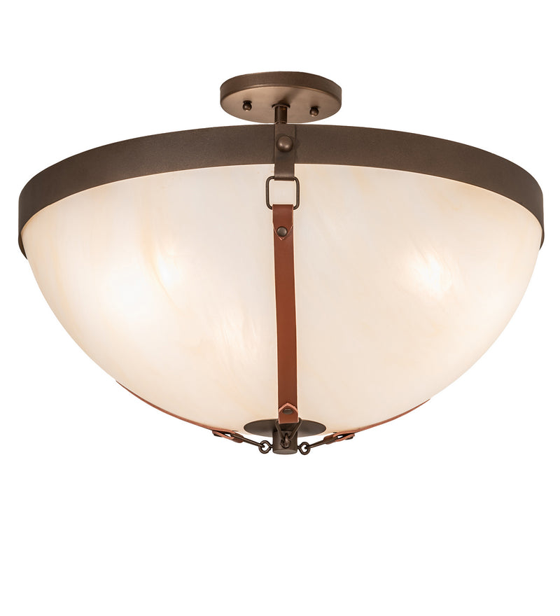 Meyda Tiffany 248547 LED Semi-Flushmount, Tyler Bronze