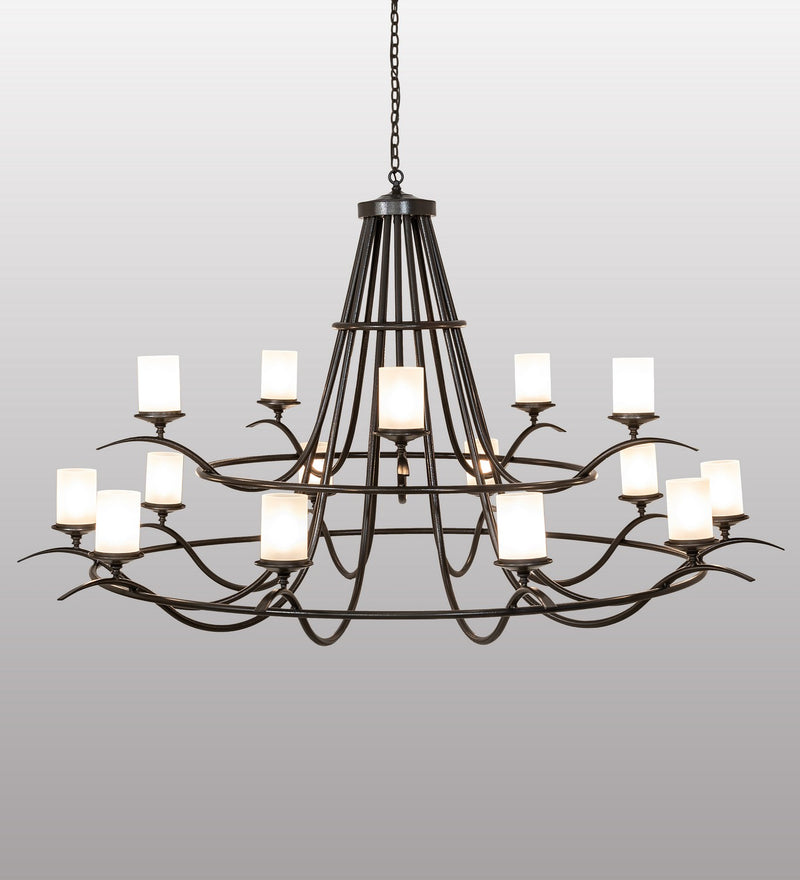 Meyda Tiffany 248630 LED Chandelier, Timeless Bronze Vein