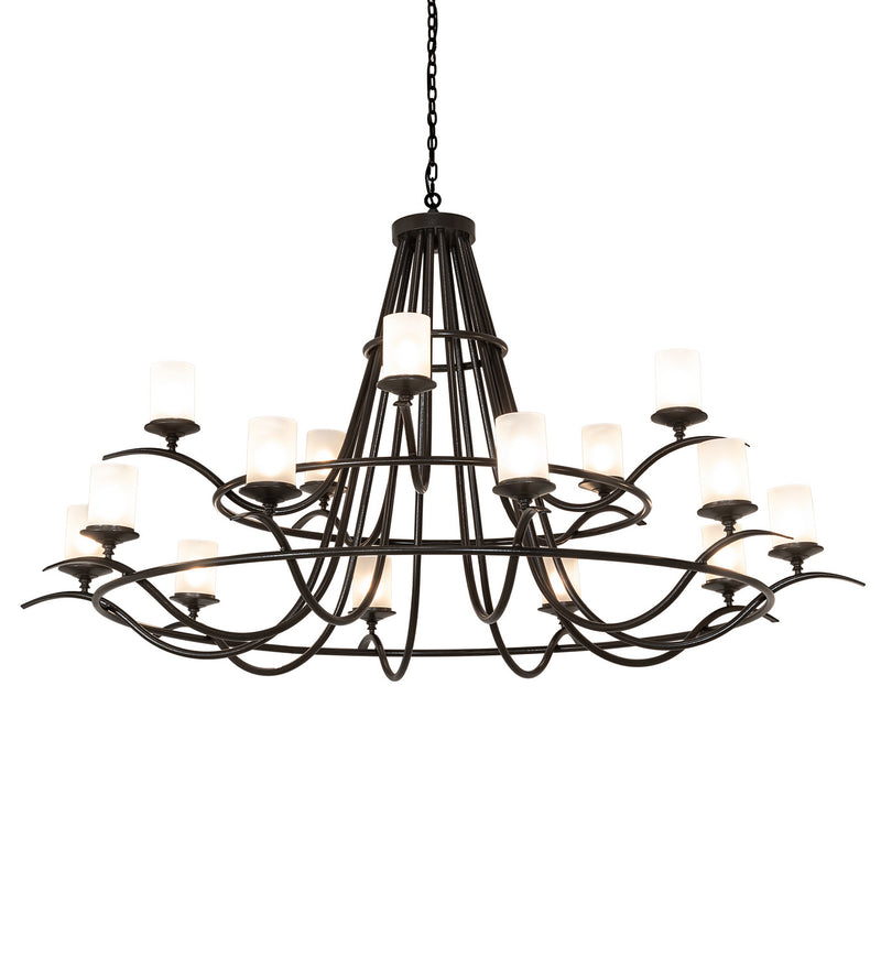 Meyda Tiffany 248630 LED Chandelier, Timeless Bronze Vein