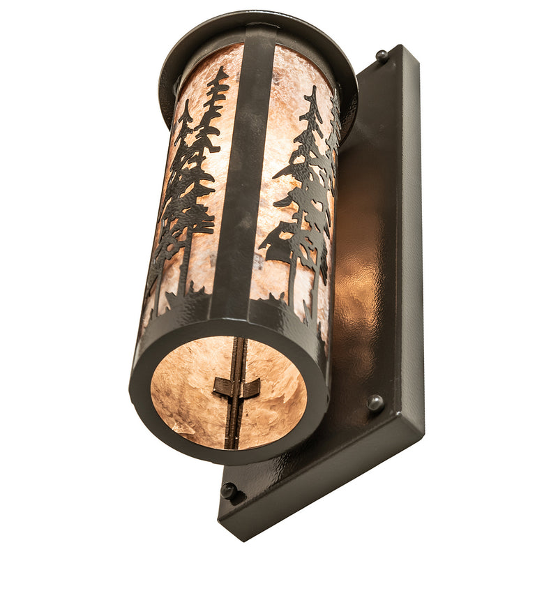 Meyda Tiffany 249022 LED Wall Sconce, Timeless Bronze Vein