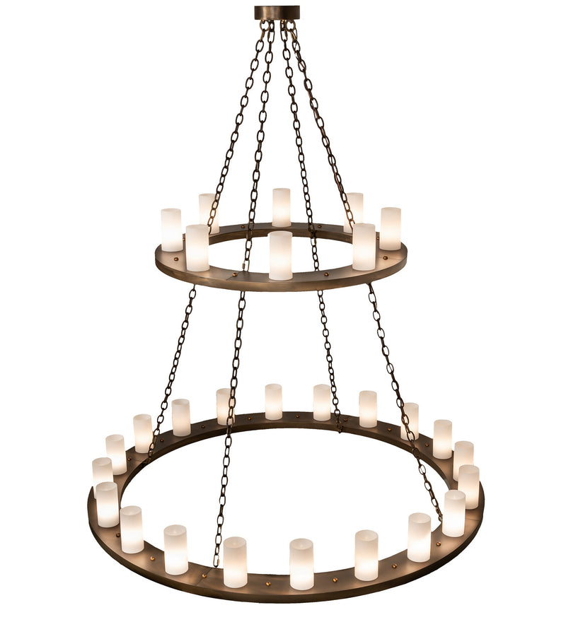 Meyda Tiffany 250085 LED Chandelier, Antique Copper