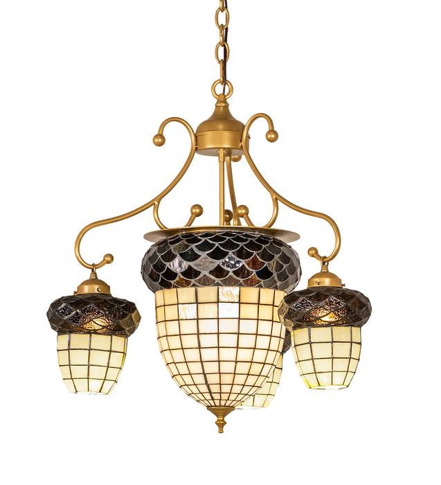 Meyda Tiffany 250424 LED Chandelier, Goldtastic