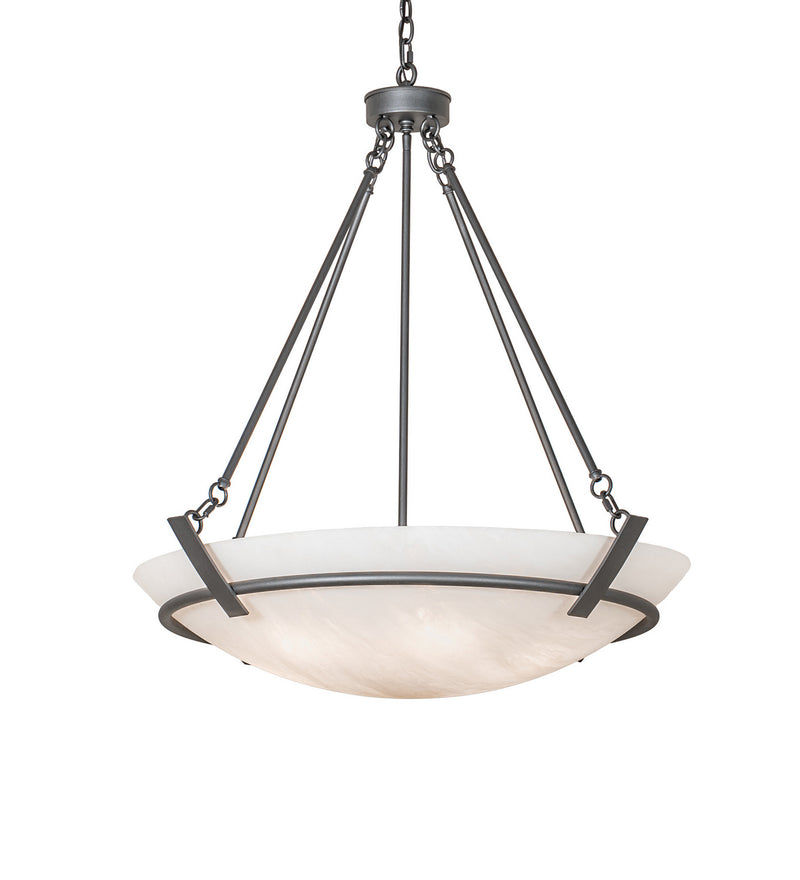 Meyda Tiffany 250821 Six Light Pendant, Gunmetal