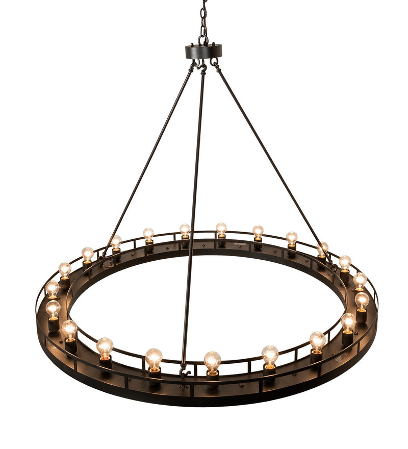 Meyda Tiffany 251053 20 Light Chandelier, Textured Black