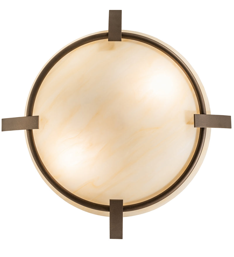Meyda Tiffany 251128 Two Light Semi-Flushmount, Tyler Bronze