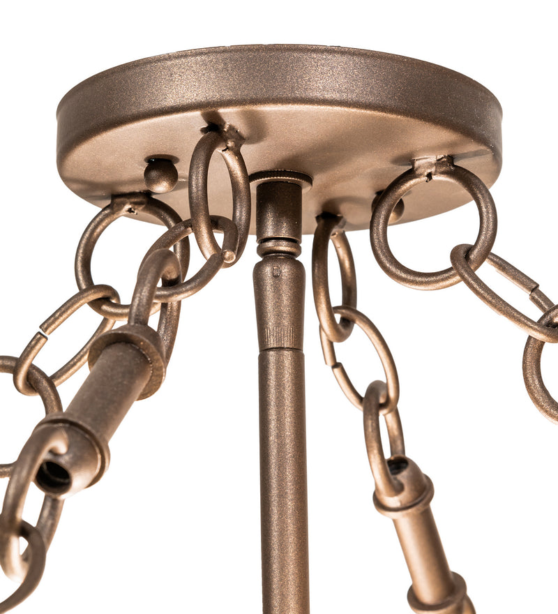 Meyda Tiffany 251128 Two Light Semi-Flushmount, Tyler Bronze