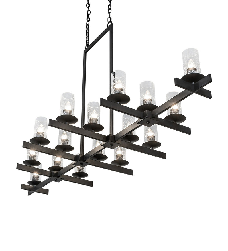 Meyda Tiffany 251527 16 Light Chandelier, Solar Black