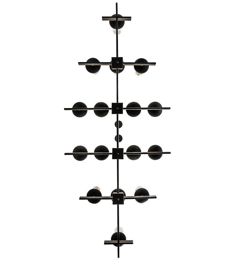Meyda Tiffany 251527 16 Light Chandelier, Solar Black