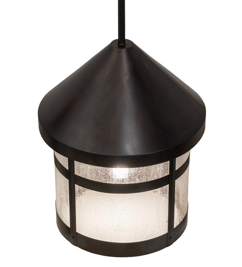 Meyda Tiffany 252003 One Light Pendant, Black Patina