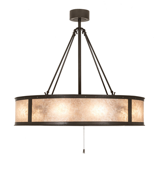 Meyda Tiffany 252139 Eight Light Chandel-Air, Textured Timeless Bronze