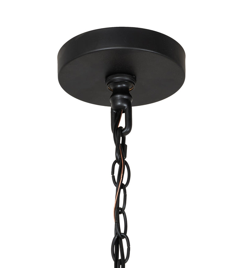 Meyda Tiffany 252175 Nine Light Chandelier, Solar Black