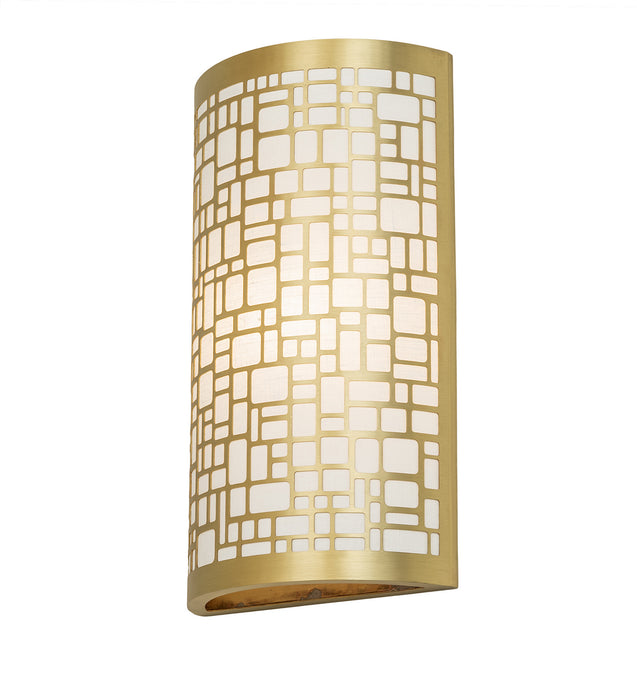 Meyda Tiffany 252290 One Light Wall Sconce, Brushed Brass