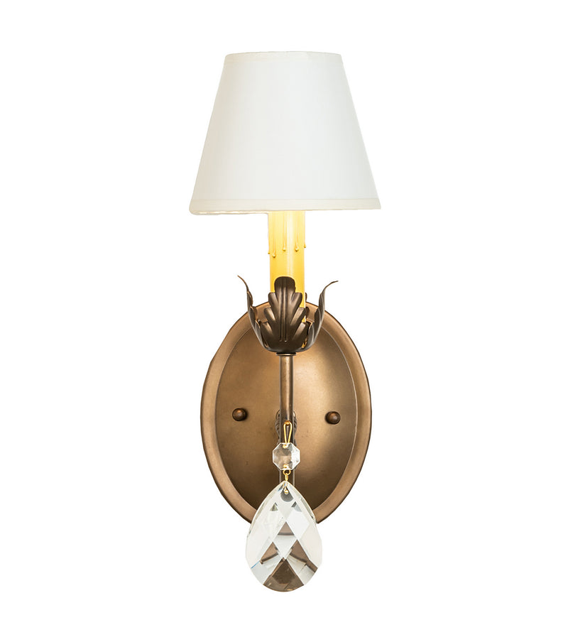 Meyda Tiffany 252345 One Light Wall Sconce, Antique Copper