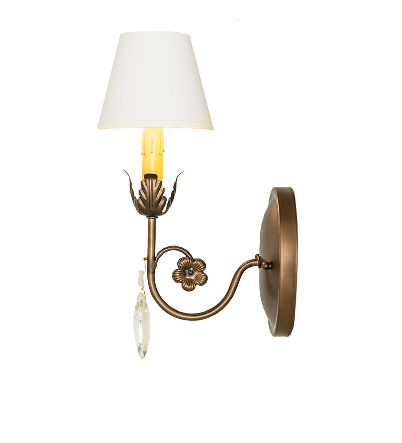 Meyda Tiffany 252345 One Light Wall Sconce, Antique Copper