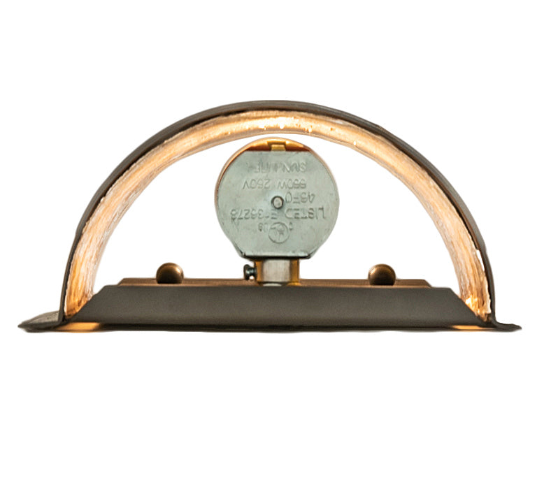 Meyda Tiffany 252639 One Light Wall Sconce, Wrought Iron