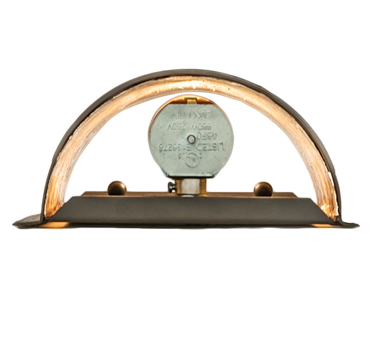 Meyda Tiffany 252639 One Light Wall Sconce, Wrought Iron