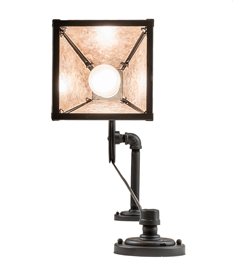 Meyda Tiffany 252909 One Light Wall Sconce, Oxidized Steel