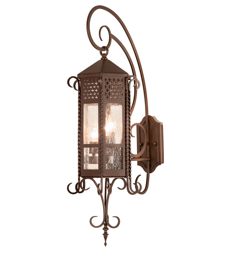 Meyda Tiffany 252977 Three Light Wall Sconce, Cafe Noir