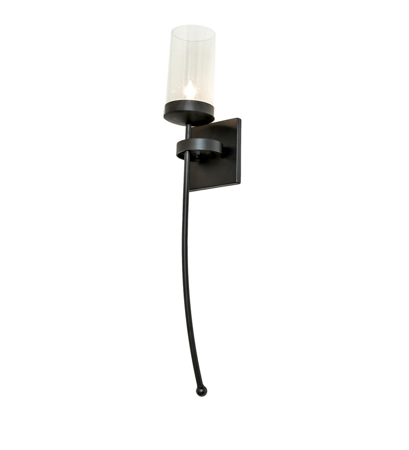 Meyda Tiffany 252978 One Light Wall Sconce, Blackwash