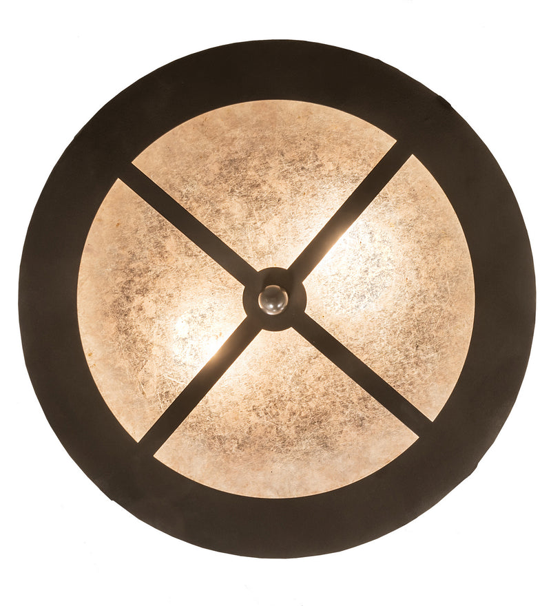 Meyda Tiffany 253522 Two Light Flushmount, Timeless Bronze