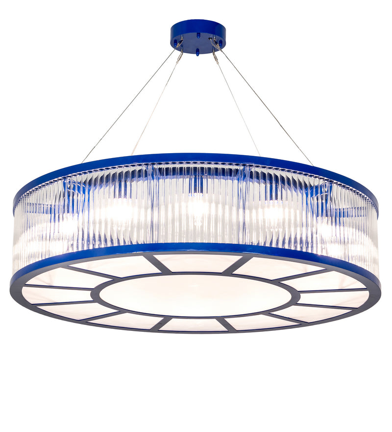 Meyda Tiffany 254005 12 Light Pendant, Aquamarine Blue
