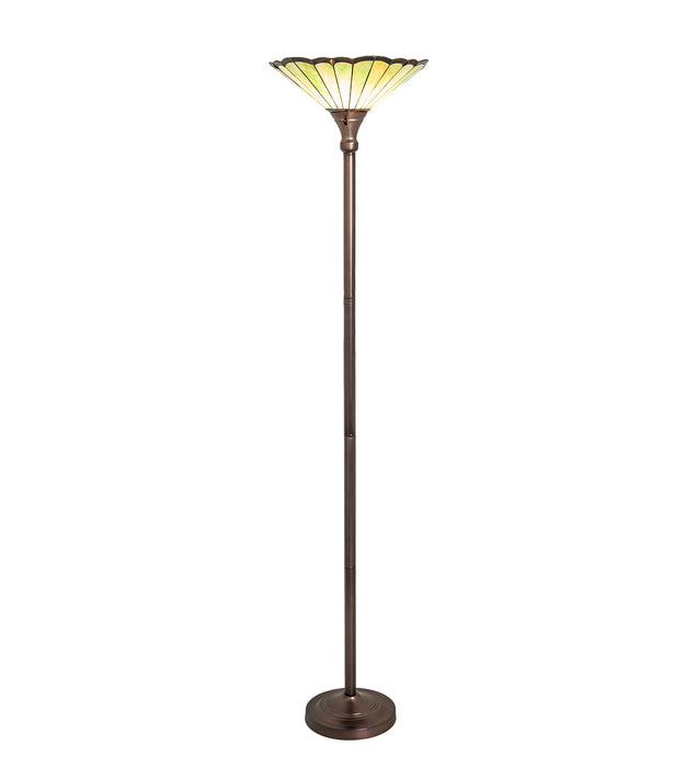 Meyda Tiffany 255048 One Light Floor Lamp, Mahogany Bronze