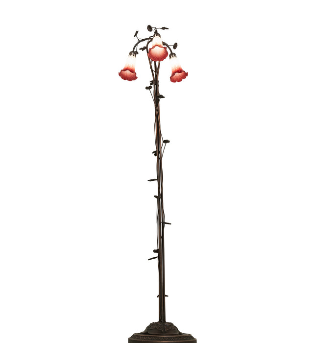 Meyda Tiffany 255131 Three Light Floor Lamp, Mahogany Bronze