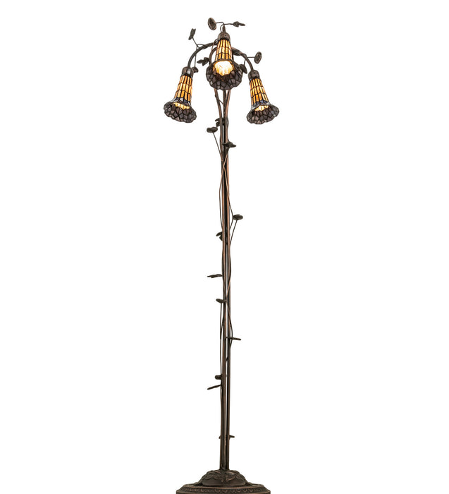Meyda Tiffany 255135 Three Light Floor Lamp, Mahogany Bronze