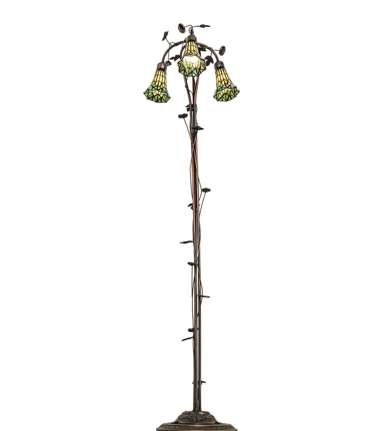 Meyda Tiffany 255136 Three Light Floor Lamp, Mahogany Bronze