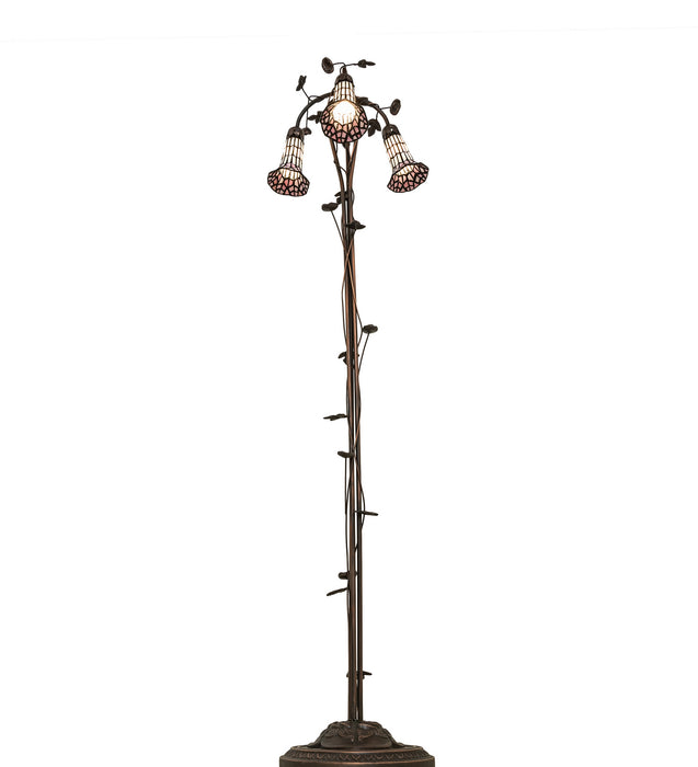 Meyda Tiffany 255139 Three Light Floor Lamp, Mahogany Bronze