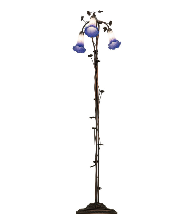Meyda Tiffany 255142 Three Light Floor Lamp, Mahogany Bronze
