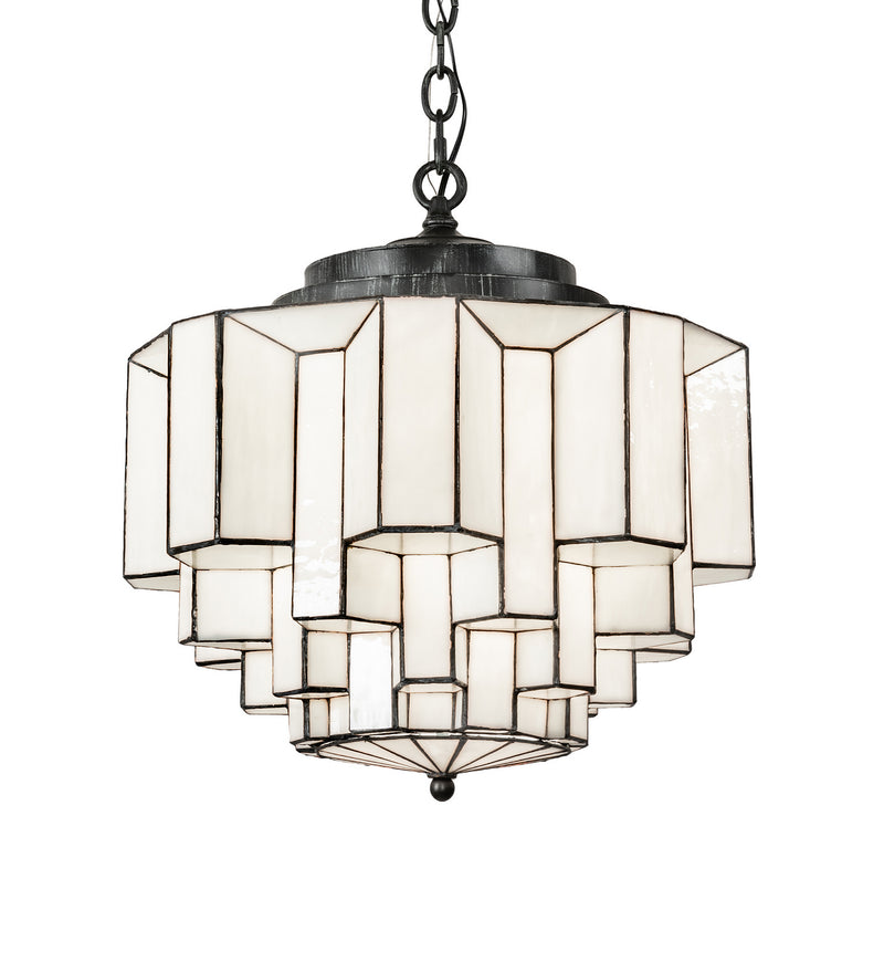 Meyda Tiffany 255168 One Light Pendant, Antique Iron Gate