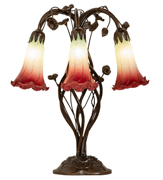 Meyda Tiffany 255799 Six Light Table Lamp, Mahogany Bronze