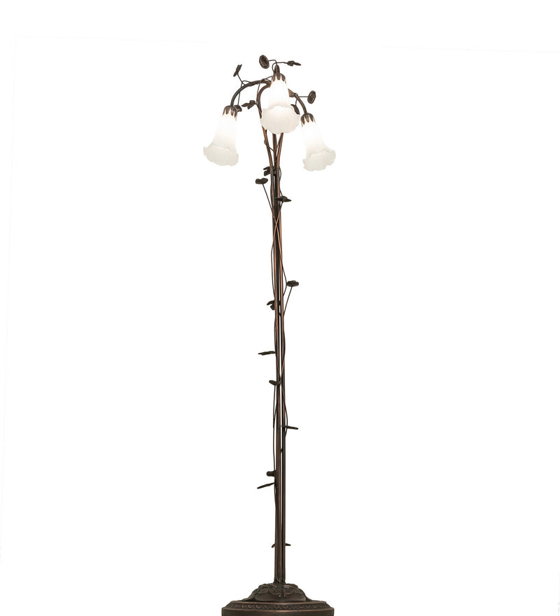 Meyda Tiffany 66181 Three Light Floor Lamp, Mahogany Bronze