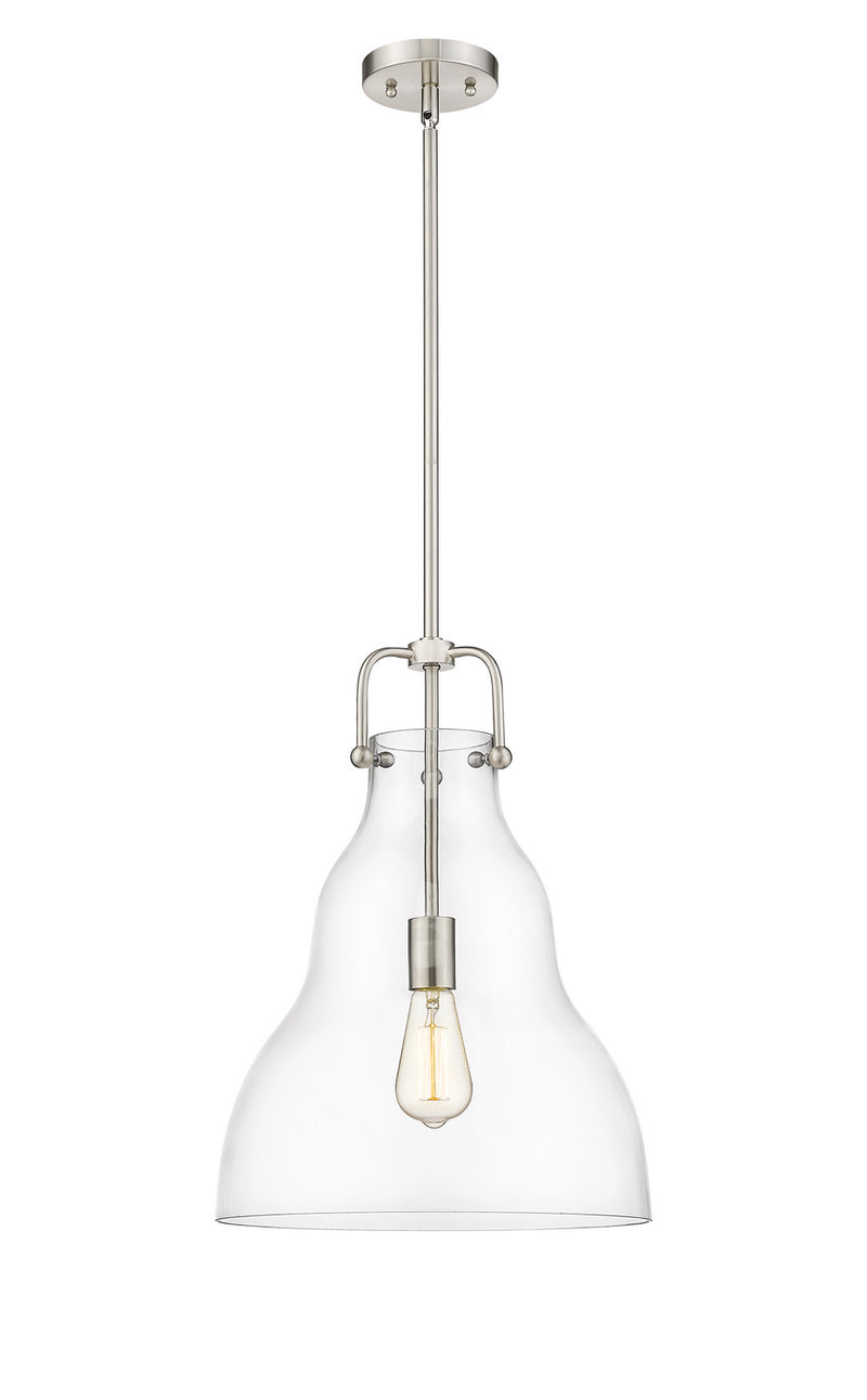 Innovations 494-1S-SN-G592-14 One Light Pendant, Brushed Satin Nickel